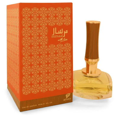An image displaying Afnan Mirsaal With Love by Afnan Eau De Parfum Spray 3 oz for Women by Afnan