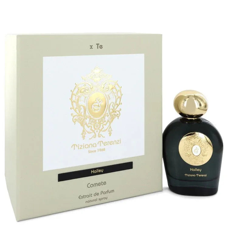 An image displaying Tiziana Terenzi Halley by Tiziana Terenzi Extrait De Parfum Spray 3.38 oz for Women by Tiziana Terenzi