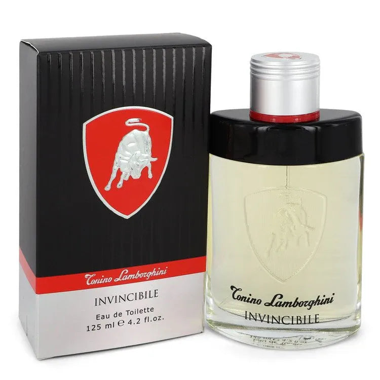 An image displaying Lamborghini Invincible by Tonino Lamborghini Eau De Toilette Spray 4.2 oz for Men by Tonino Lamborghini