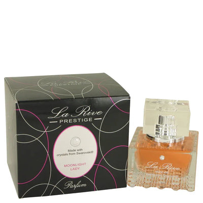 An image displaying La Rive Moonlight Lady by La Rive Eau De Parfum Spray 2.5 oz for Women by La Rive