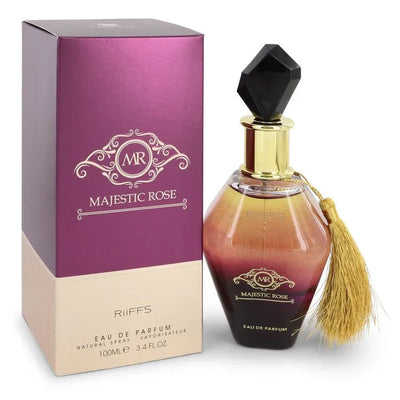 An image displaying Majestic Rose by Riiffs Eau De Parfum Spray 3.4 oz for Women by Riiffs