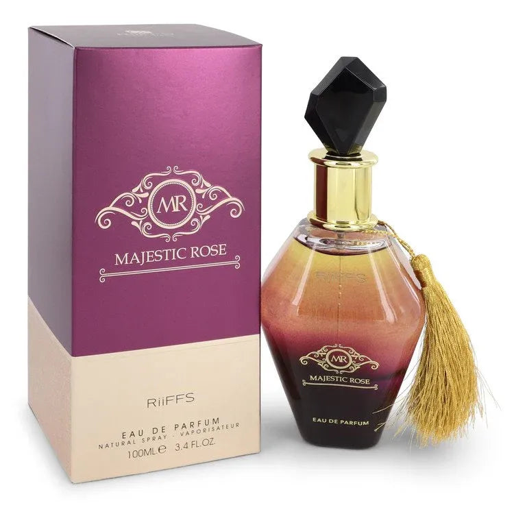 An image displaying Majestic Rose by Riiffs Eau De Parfum Spray 3.4 oz for Women by Riiffs
