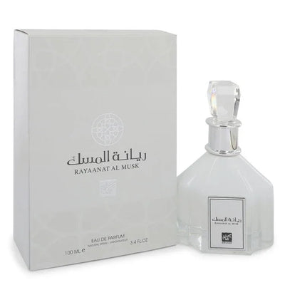 An image displaying Rayaanat Al Musk by Rihanah Eau De Parfum Spray 3.4 oz for Women by Rihanah