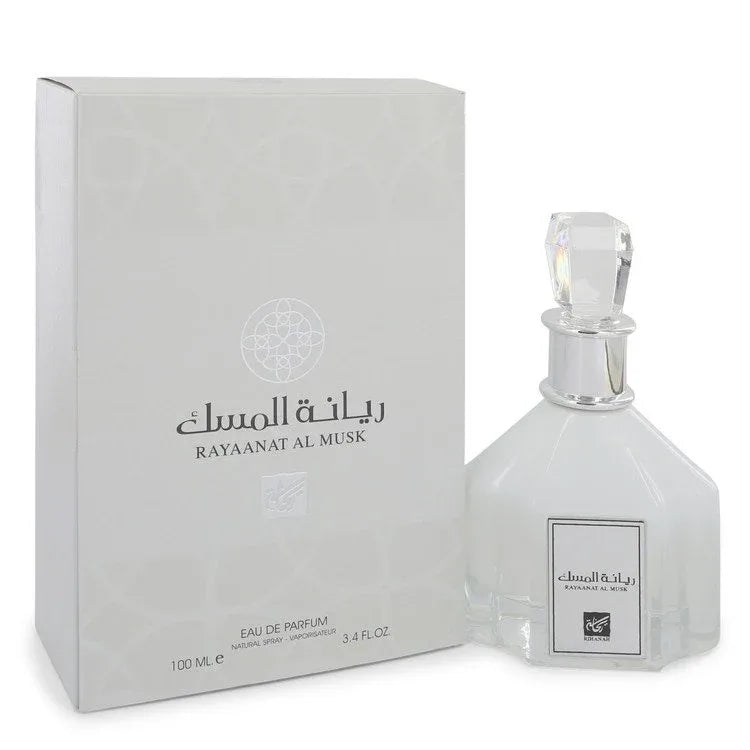 An image displaying Rayaanat Al Musk by Rihanah Eau De Parfum Spray 3.4 oz for Women by Rihanah