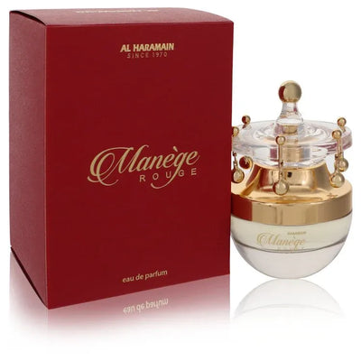 An image displaying Al Haramain Manege Rouge by Al Haramain Eau De Parfum Spray 2.5 oz for Women by Al Haramain