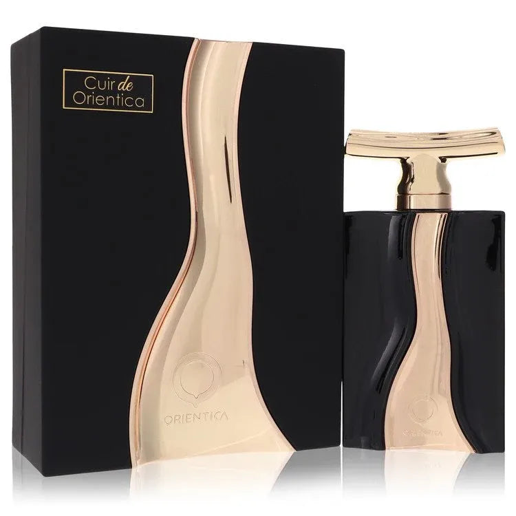 An image displaying Cuir De Orientica by Al Haramain Eau De Parfum Spray 3 oz for Women by Al Haramain