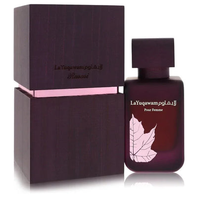 An image displaying Rasasi LaYuqawam Pour Femme by Rasasi Eau De Parfum Spray 2.5 oz for Women by Rasasi