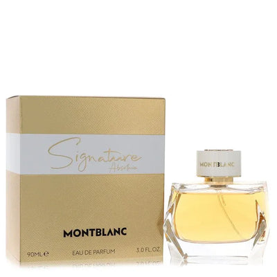 An image displaying Montblanc Signature Absolue by Mont Blanc Eau De Parfum Spray 3.0 oz for Women by Mont Blanc