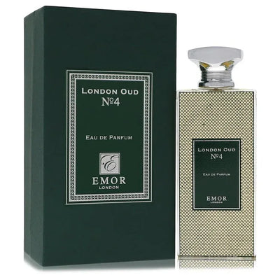 An image displaying Emor London Oud No. 4 by Emor London Eau De Parfum Spray 4.2 oz for Women by Emor London