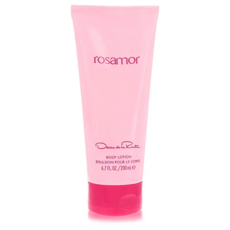 An image displaying Rosamor by Oscar De La Renta Body Lotion 6.8 oz for Women by Oscar De La Renta