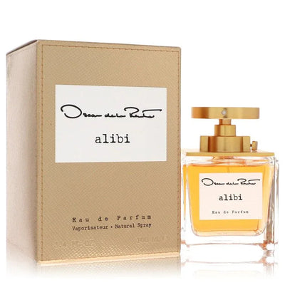 An image displaying Oscar De La Renta Alibi by Oscar De La Renta Eau De Parfum Spray 3.4 oz for Women by Oscar De La Renta