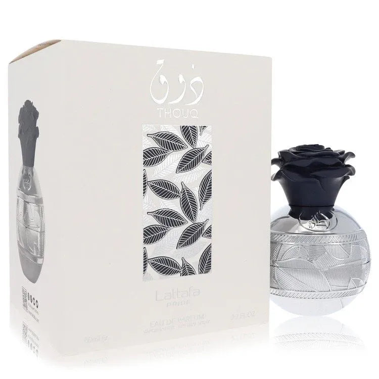 An image displaying Lattafa Pride Thouq by Lattafa Eau De Parfum Spray 2.7 oz for Women by Lattafa