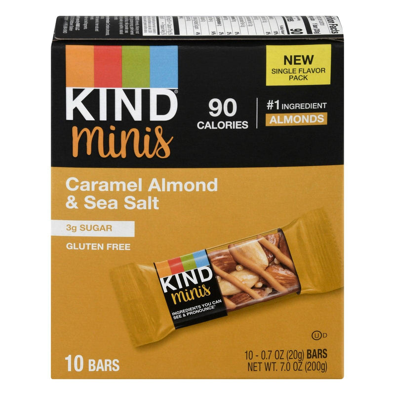 Kind - Bar Mini Caramel Almond Sea Salt - Case Of 8-10/.7 Ounce