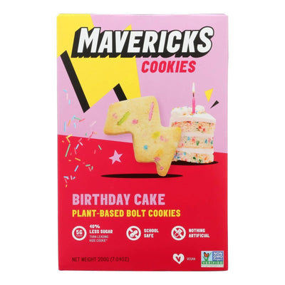 An image displaying Mavericks Snacks - Cookiez Birthday Cake - Case Of 8-7.04 Ounce by Mavericks Snacks
