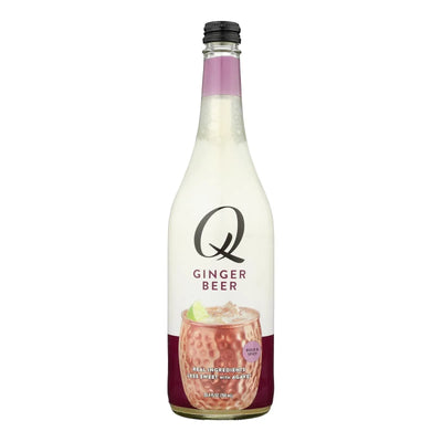 An image displaying Q Drinks - Ginger Beer - Case Of 8-25.4 Ounce by Q Drinks