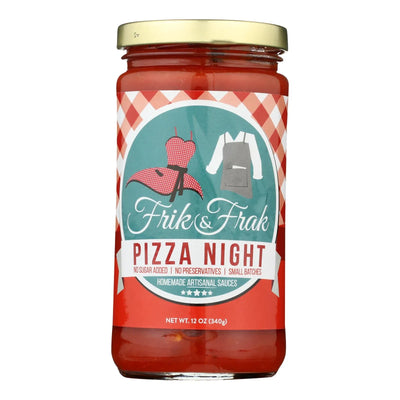 An image displaying Frik And Frak - Sauce Pizza Night - Case Of 6-12 Ounce by Frik And Frak