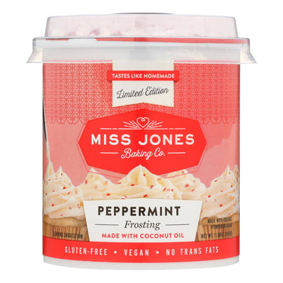 An image displaying Miss Jones Baking Co - Frosting Peppermint - Case Of 6 - 11.98 Oz by Miss Jones Baking Co