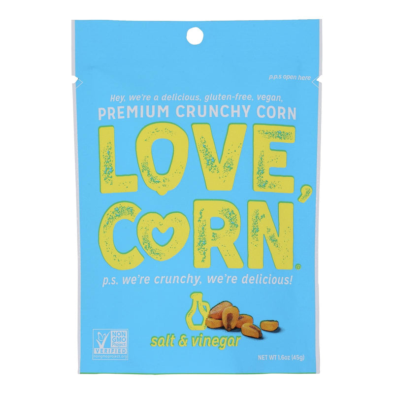 An image displaying Love Corn - Roasted Corn Salt N Vinegar - Case Of 10-1.6 Oz by Love Corn
