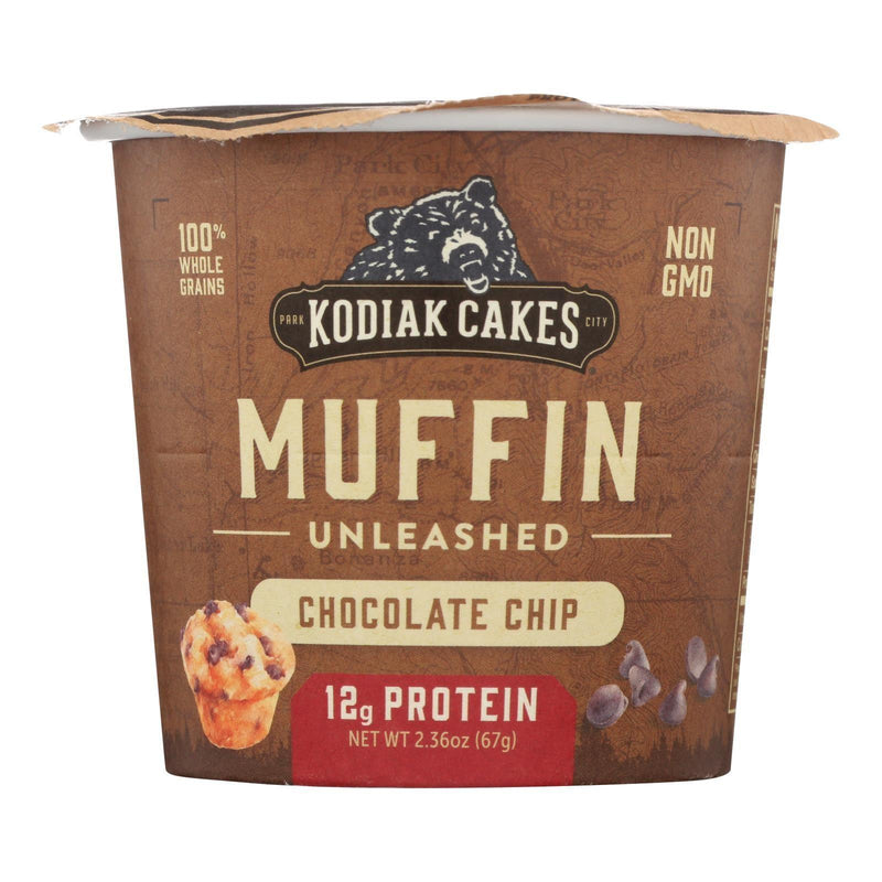 Kodiak Cakes - Muffin Powercup Chocolate Chip - Case Of 12-2.36 Ounce