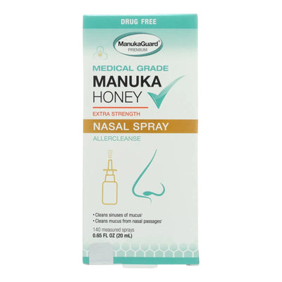 An image displaying Manukaguard - Nasal Spray Allercleanse - 1 Each-.65 Ounce by Manukaguard