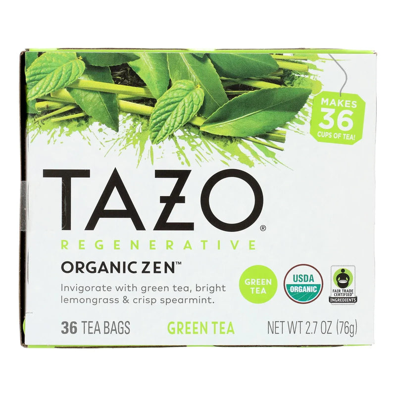 An image displaying Tazo Tea - Tea Zen - Case Of 4-36 Bag by Tazo Tea
