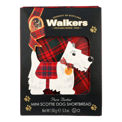 An image displaying Walkers Mini Scottie Dog Shortbread - Case Of 10 - 5.3 Oz by Walkers Shortbread