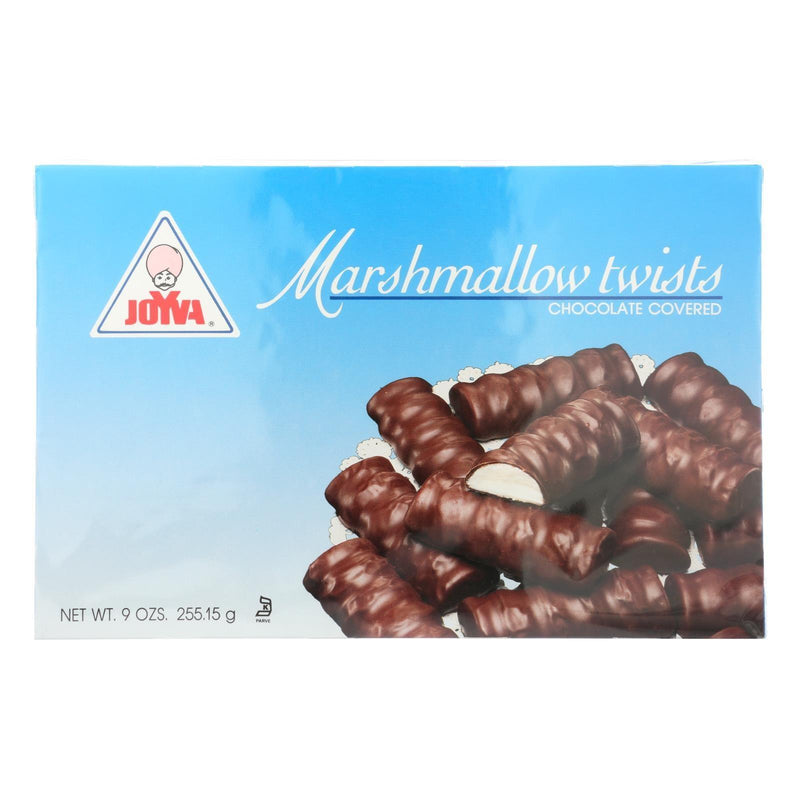Joyva Chocolate Covered Marshmallow Twists - Case Of 24 - 9 Oz - Orca Market