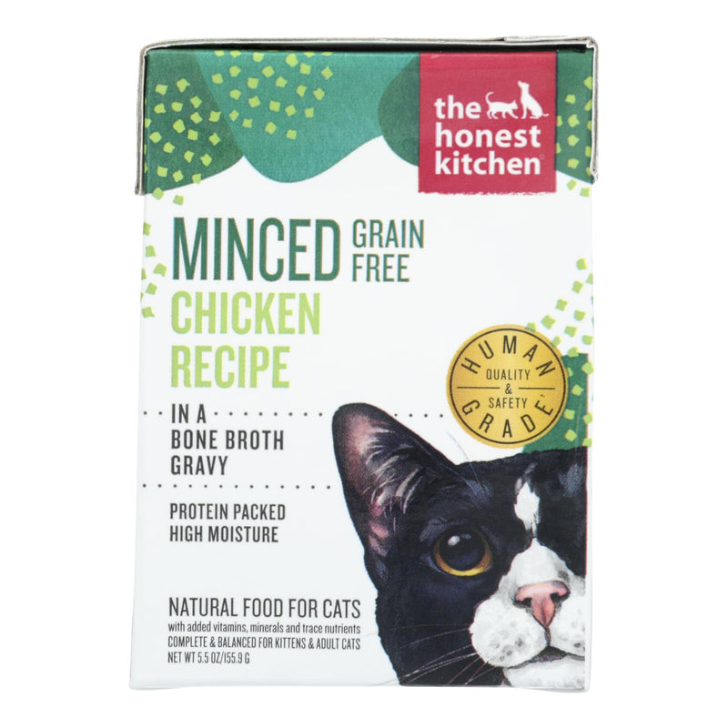 An image displaying The Honest Kitchen - Cat Fd Minced Chicken Gravy - Case Of 12-5.5 Oz by The Honest Kitchen