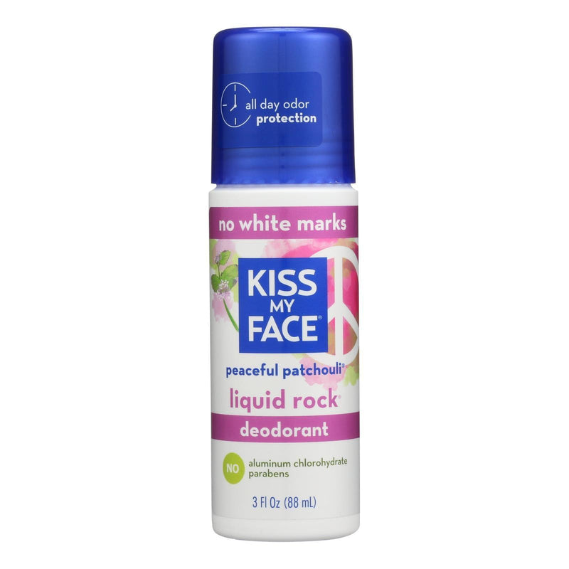 Kiss My Face Deodorant Liquid Rock Roll On Peaceful Patchouli - 3 Ounce