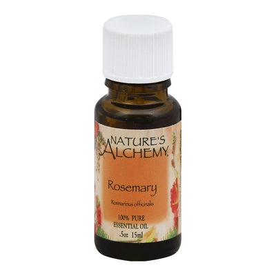 An image displaying Nature's Alchemy 100% Pure Essential Oil Rosemary - 0.5 Fl Ounce by Nature's Alchemy