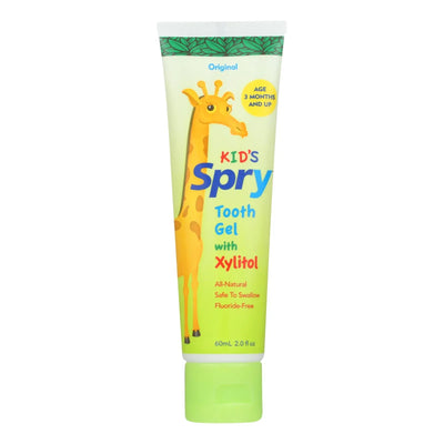 An image displaying Spry Xylitol Tooth Gel - Original - 2 Ounce by Spry