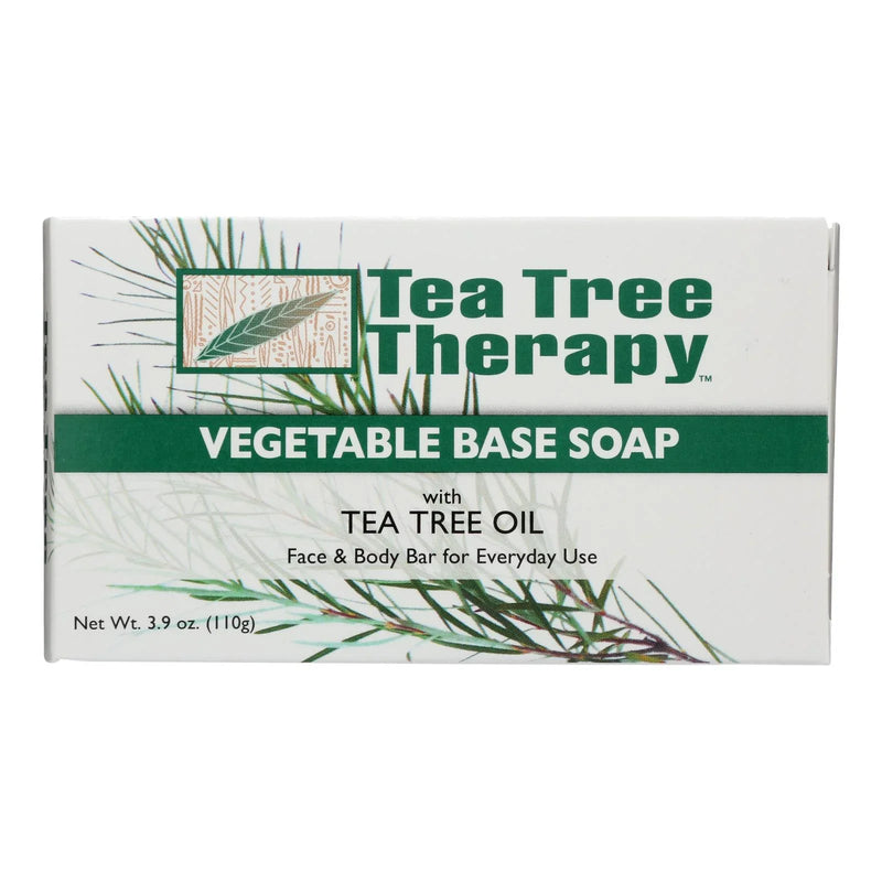 Tea Tree Therapy Vegetable Base Soap With Tea Tree Oil - 3.9 Ounce