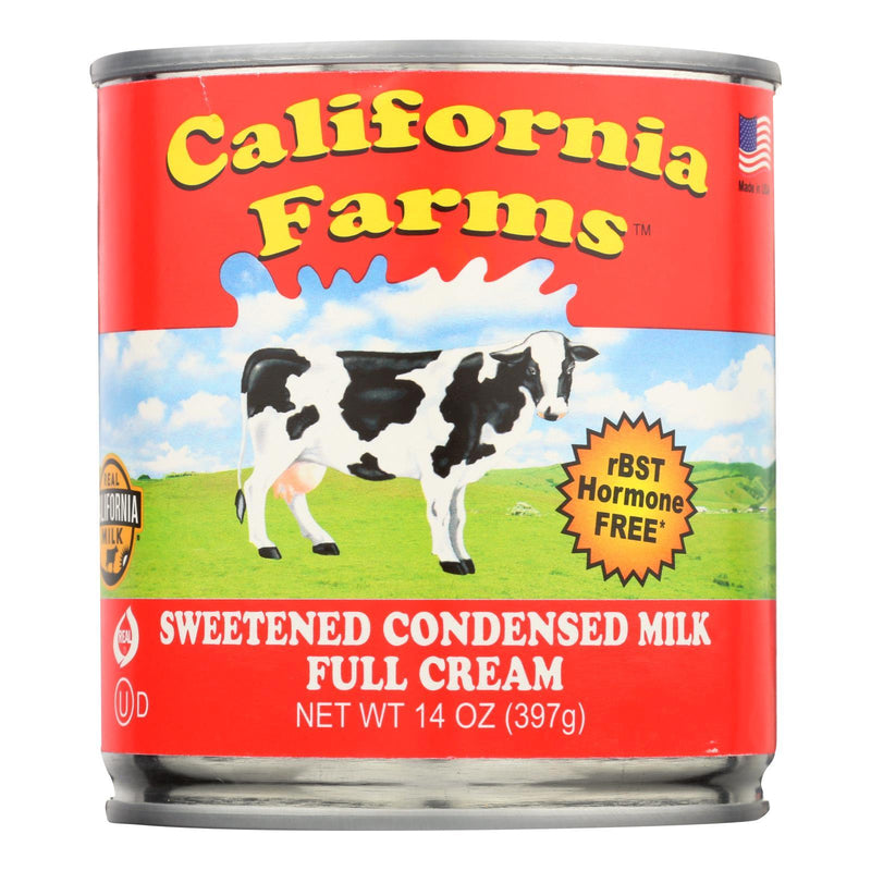 California Farms Sweetened Condensed Milk - Case Of 24 - 14 Ounce