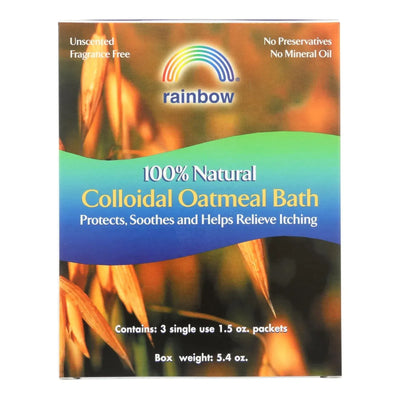 An image displaying Rainbow Research Colloidal Oatmeal Bath - Pack Of 3 - 1.5 Ounce by Rainbow Research