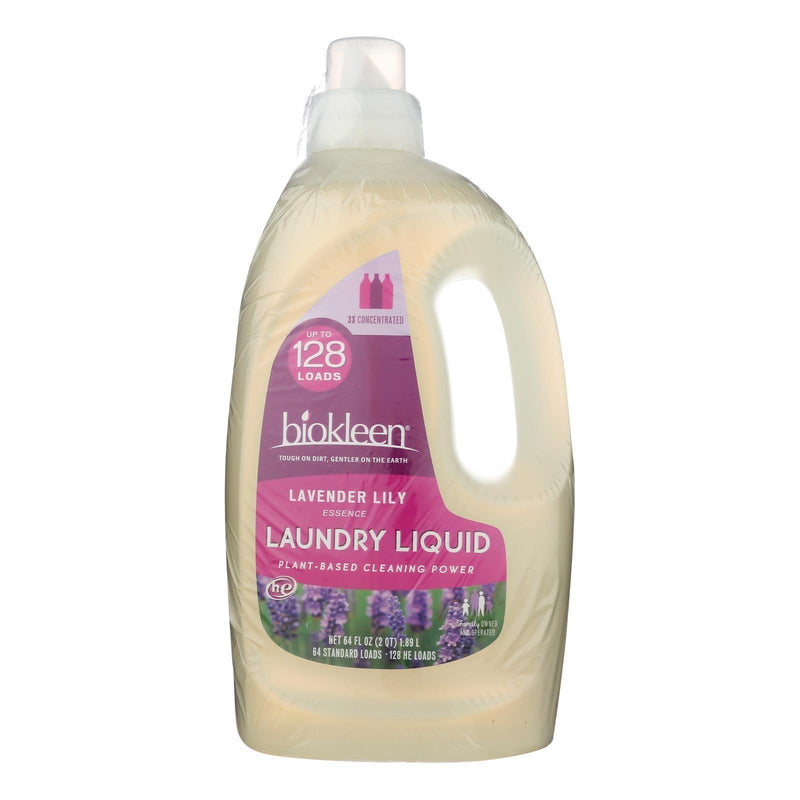 Biokleen - Laundry Liquid Lavender Lily - Case Of 6 - 64 Ounce