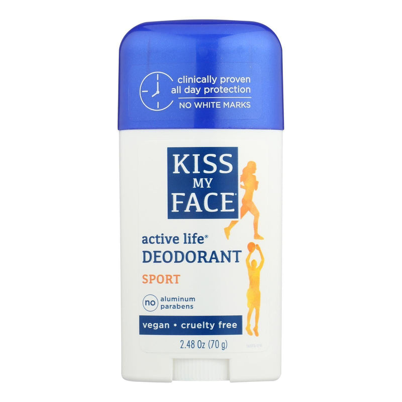 Kiss My Face Deodorant Active Life Sport Aluminum Free - 2.48 Ounce