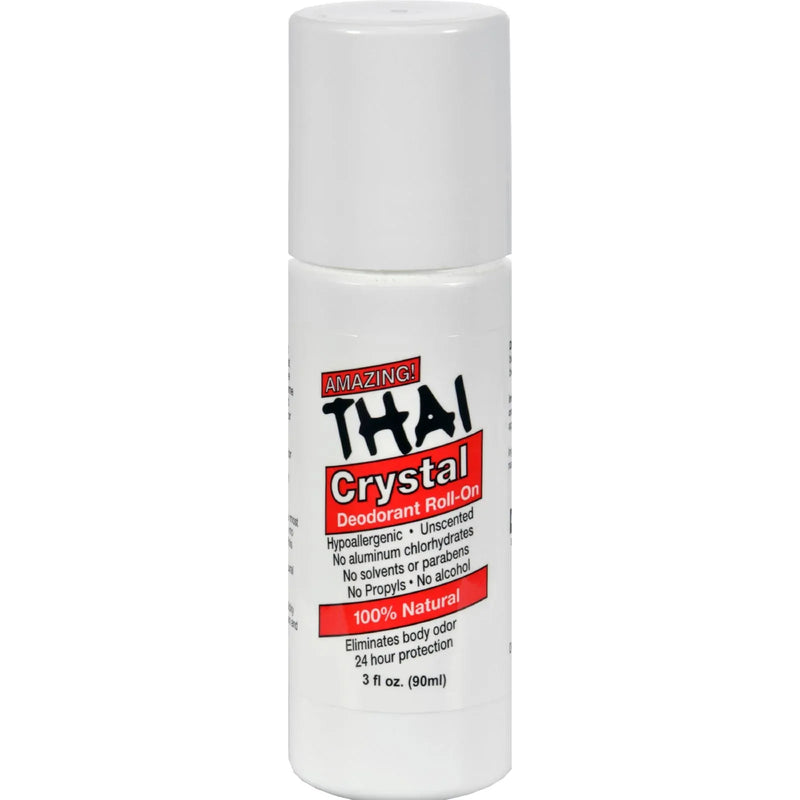 An image displaying Thai Deodorant Stone Thai Crystal Deodorant Mist Roll-on - 3 Oz by Thai Deodorant Stone