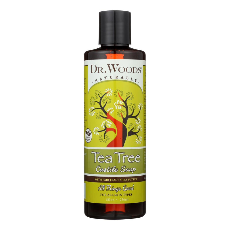 Dr. Woods Shea Vision Pure Castile Soap Tea Tree - 8 Ounce