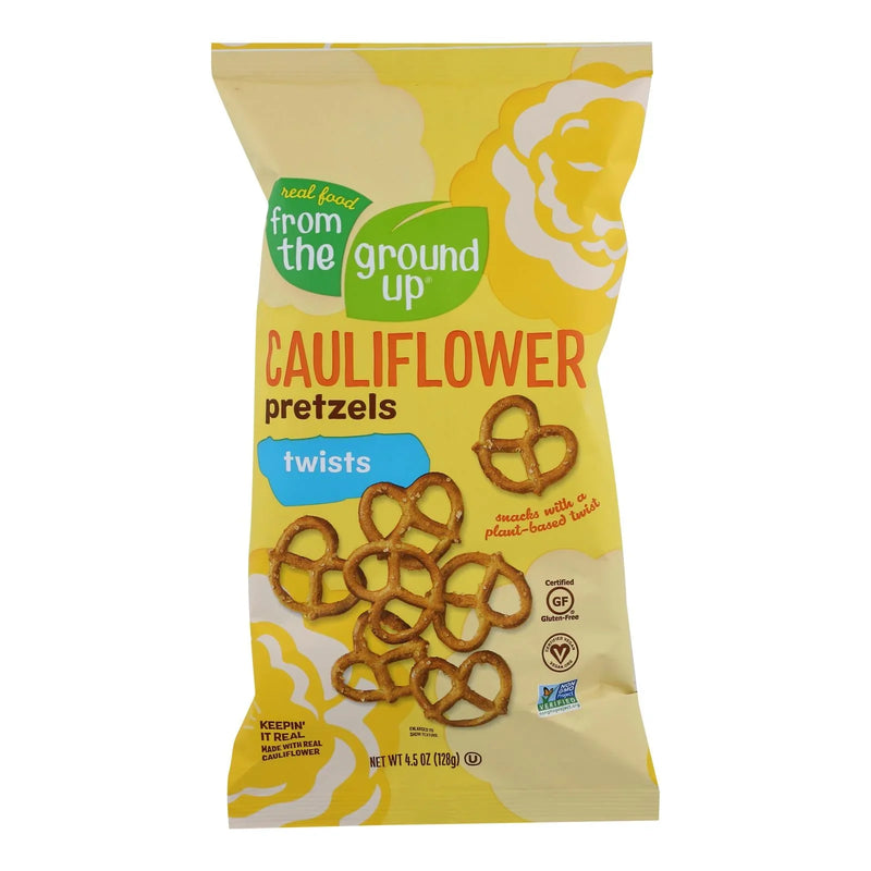 From The Ground Up - Cauliflower Pretzel Sticks - Twist - Case Of 12 - 4.5 Ounce.