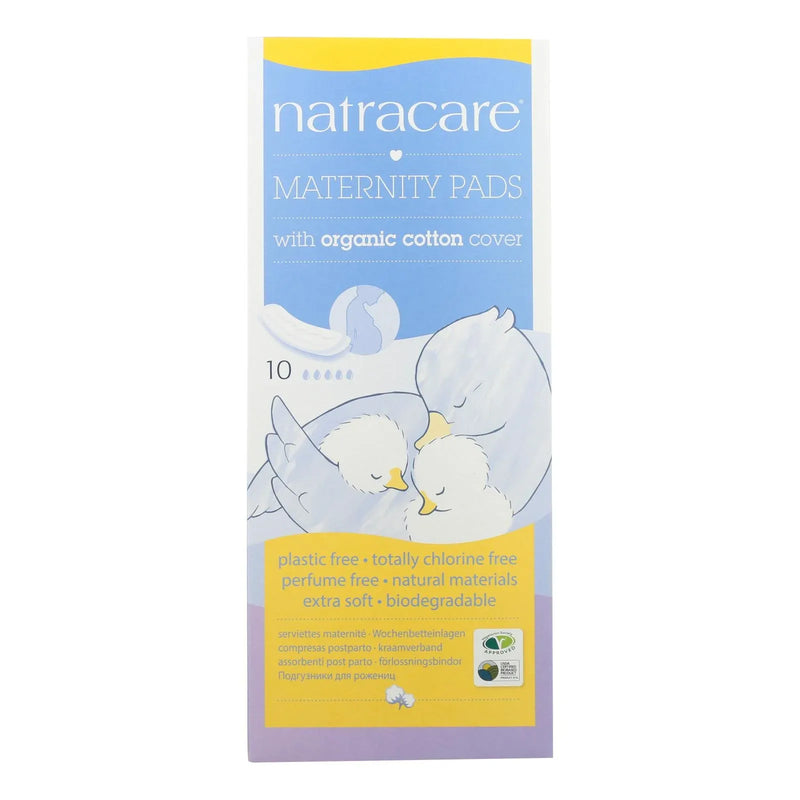 An image displaying Natracare New Mother Natural Maternity Pads - 10 Pads by Natracare