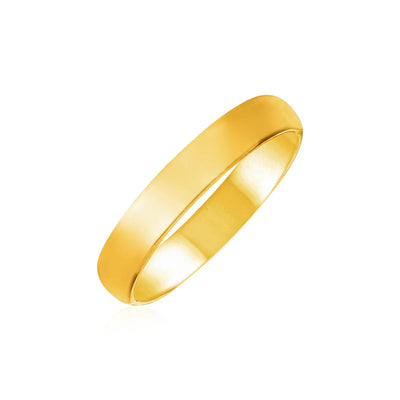 An image displaying 14k Yellow Gold Comfort Fit Wedding Band by Orca Market