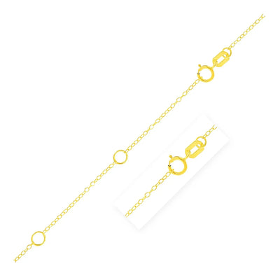 An image displaying Double Extendable Piatto Chain in 14k Yellow Gold (1.2mm) by Orca Market