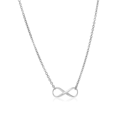 An image displaying Sterling Silver Infinity Symbol Necklace by Orca Market