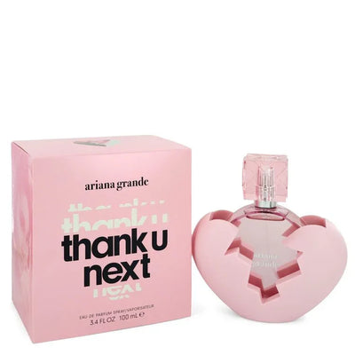 An image displaying Ariana Grande Thank U, Next by Ariana Grande Eau De Parfum Spray 3.4 oz for Women by Ariana Grande
