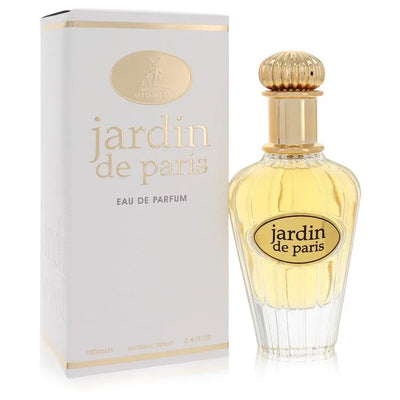 An image displaying Jardin De Paris by Maison Alhambra Eau De Parfum Spray 3.4 oz for Women by Maison Alhambra
