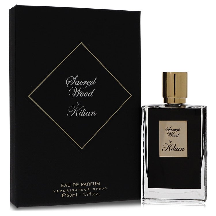 An image displaying Sacred Wood by Kilian Eau De Parfum Refillable Spray 1.7 oz for Women by Kilian