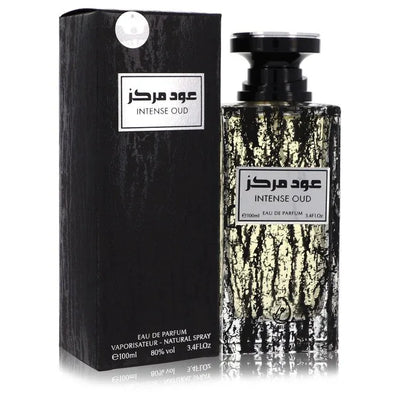 An image displaying Arabiyat Intense Oud by My Perfumes Eau De Parfum Spray 3.4 oz for Men by My Perfumes