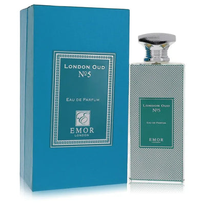 An image displaying Emor London Oud No. 5 by Emor London Eau De Parfum Spray 4.2 oz for Men by Emor London
