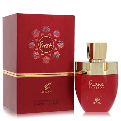 An image displaying Afnan Rare Passion by Afnan Eau De Parfum Spray 3.4 oz for Women by Afnan