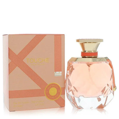 An image displaying Rue Broca Touche by Rue Broca Eau De Parfum Spray 3.4 oz for Women by Rue Broca